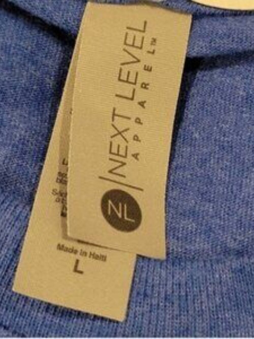 Next Level NWT Blue Short Sleeve Novelty T-Shirt Boathouse Orlando Fl. SZ L - Picture 3 of 9